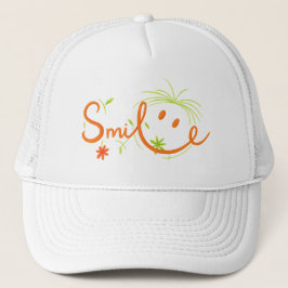 Smile Borste Stil Linje Konst | Klassisk Pappamöss Keps
