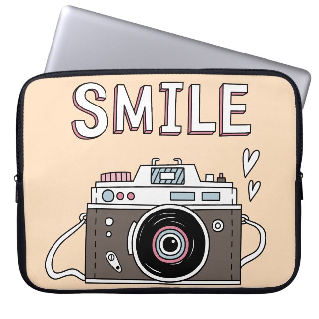 Smile Camera Laptop Fodral (Framsidan)