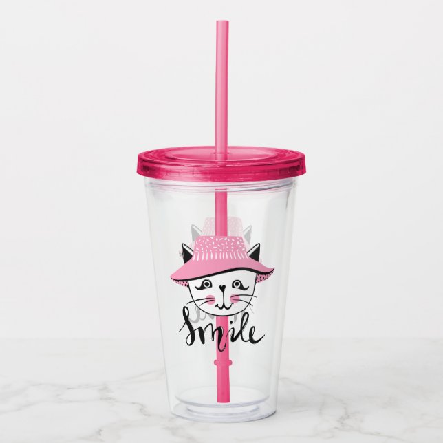 Smile Cat Take Away Mugg (Framsida)
