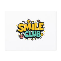 Smile Club Söt Serietypografi