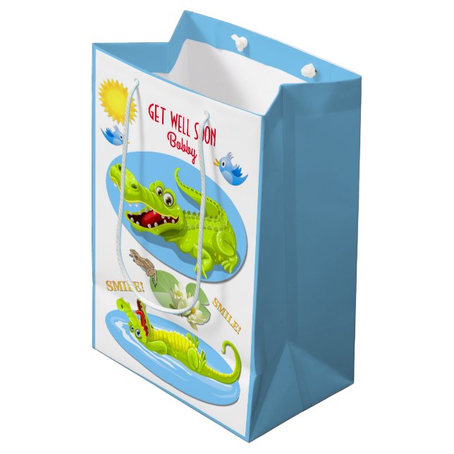 Smile Crokodile kommer bra (Framsidan Vinklad)