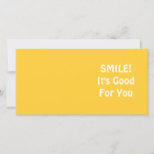 SMILE! Det är Bra för dig. Gult.