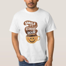 Smile det är kaffetimme, roliga kaffeofferter