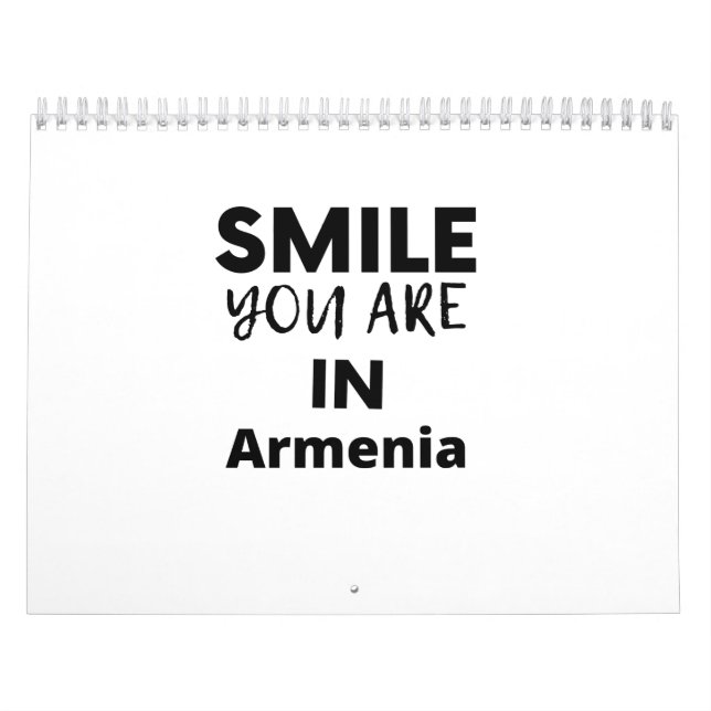 SMILE DU ÄR I Armenien Kalender (Omslag)