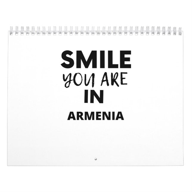 SMILE DU ÄR I ARMENIEN KALENDER (Omslag)