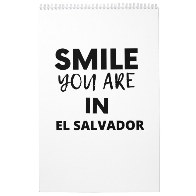 SMILE DU ÄR I El Salvador Kalender (Omslag)