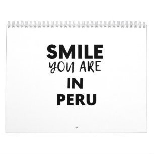 SMILE DU ÄR I Peru Kalender