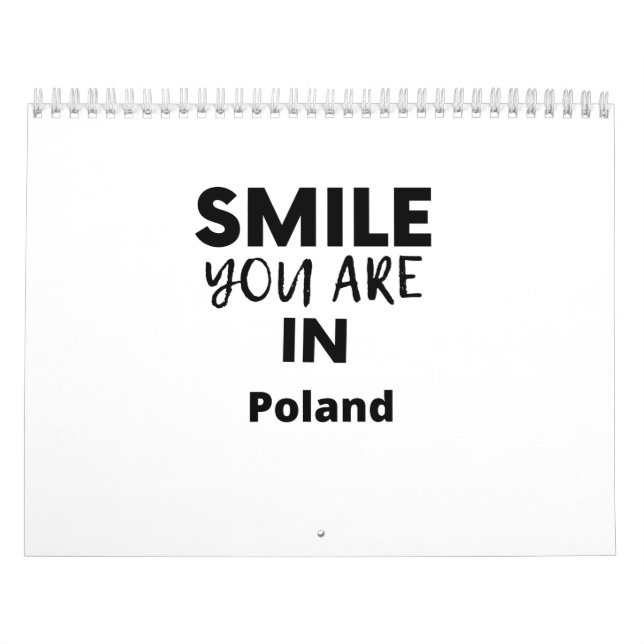 SMILE DU ÄR I Polen Kalender (Omslag)