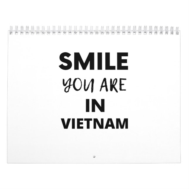 SMILE DU ÄR I VIETNAM KALENDER (Omslag)