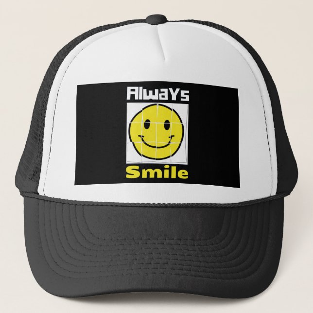 Smile emoji keps (Framsida)