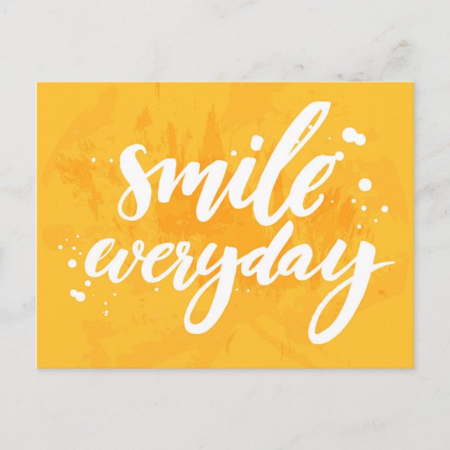 Smile Everyday Vykort (Framsida)
