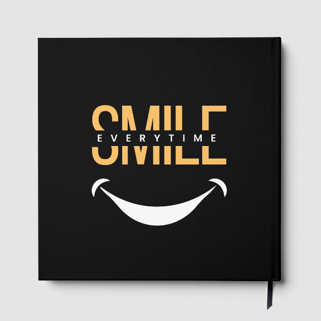 Smile Everytime – Spread Positive Vibes Anywhere Gästböcker (Baksida)