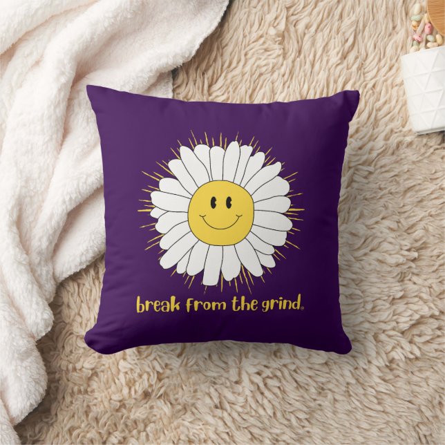 Smile Flower 3 BFTG Pillow Kudde (Filt)