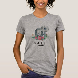 SMILE för Vintagens kamera Tröja