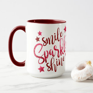 Smile Gnistra Shine Burgundy Mugg