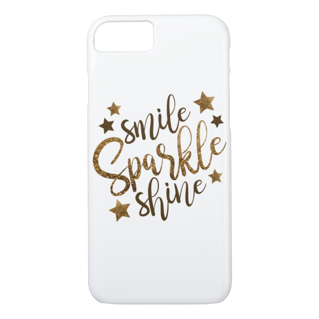 Smile Gnistra Shine inspirationsoffert Case-Mate iPhone Skal (Baksida)