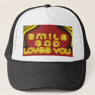 Smile God Kärlek du anpassar produkten Keps