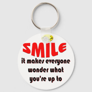 Smile - gör folk  vad du gör med nyckelring