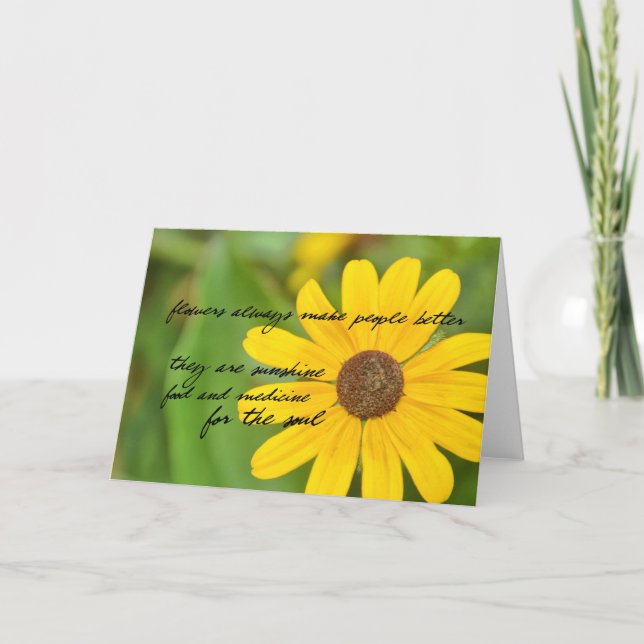 SMILE Greeting Card Tack Kort (Framsida)