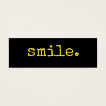 Smile Gult Black Typography
