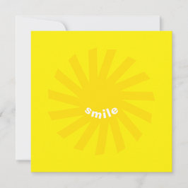 Smile gult sol briljant roligt lycklig muntert kor