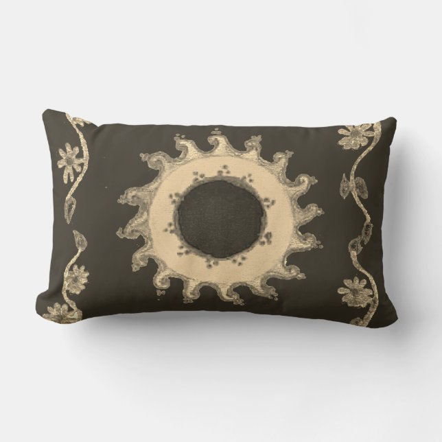 Smile har en trevlig dag och en bättre natt lumbarkudde (Framsida)