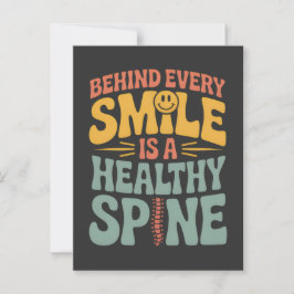 Smile Healthy Spine Chiropractor-offertdesign Vykort