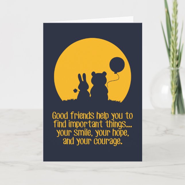 Smile, hope, courage kort (Framsida)