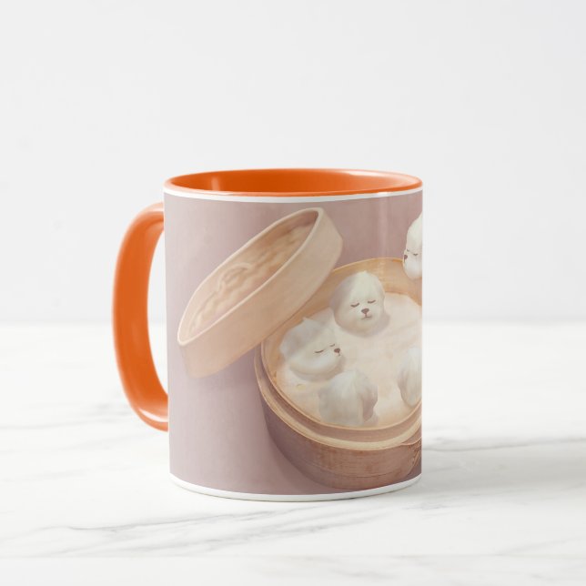 Smile Hund - Xiao Long Bao Delight Mugg (Framsida vänster)