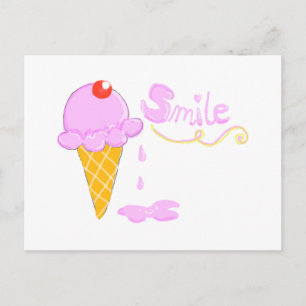 Smile Ice Cream Vykort