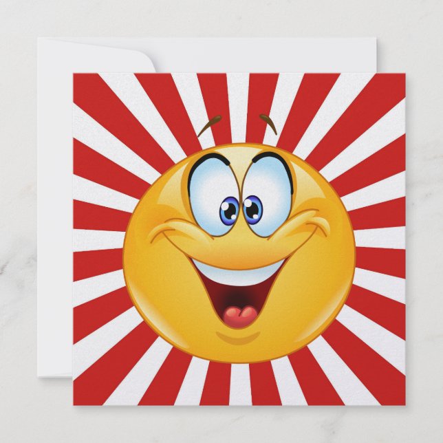 SMILE-inbjudan till lycklig - SRF Inbjudningar (Framsida)