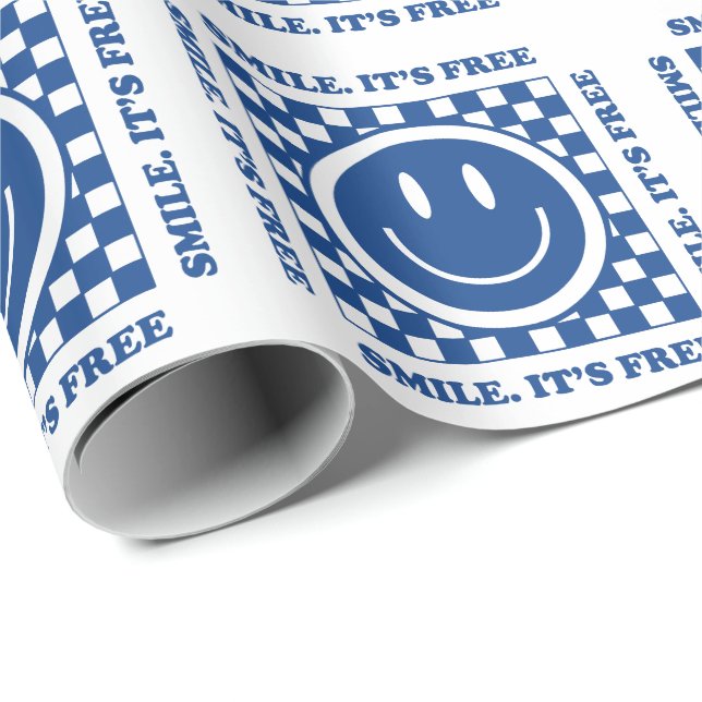 Smile It's Free Presentpapper (Rullad Hörn)