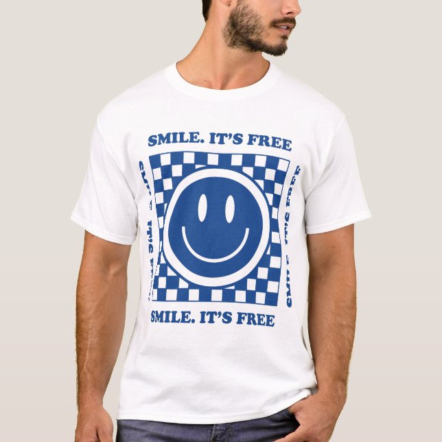 Smile It's Free T Shirt (Framsida)