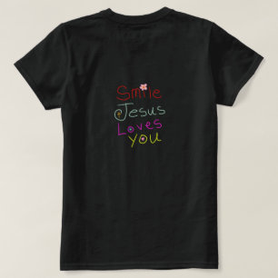 ‘Smile Jesus älskar dig’ kristen citat T Shirt