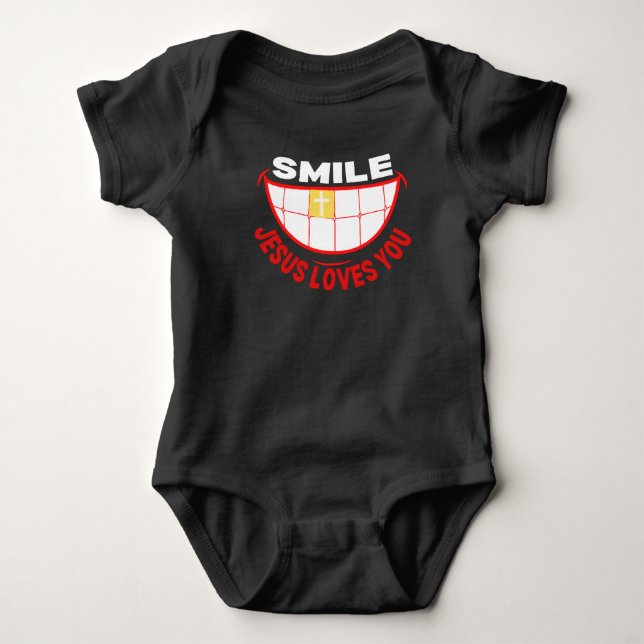 Smile Jesus Kärlek You T Shirt (Framsida)