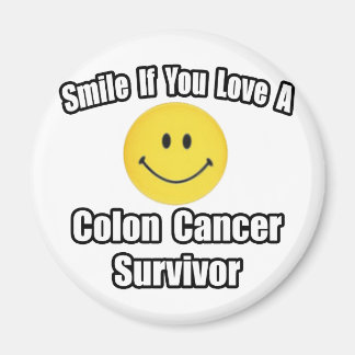 Smile...Kärlek a Colon Cancer Survivor Magnet