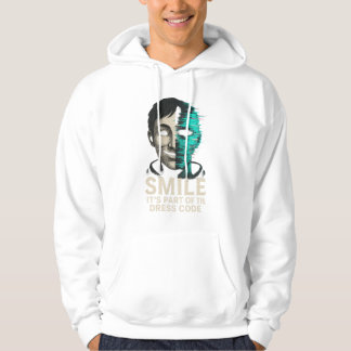 Smile Klädkod Digital Glitch Hoodie