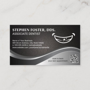 Smile Logotyp   Tandvård   QR-kod Visitkort