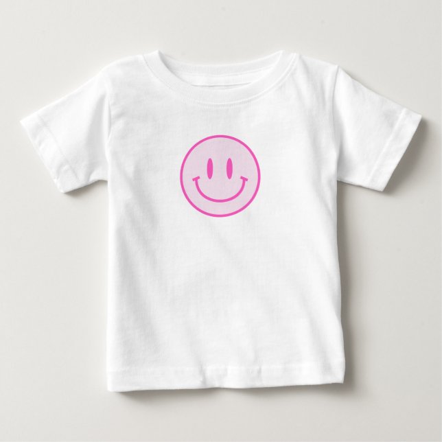 Smile lycklig t shirt (Framsida)