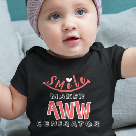 Smile Maker Aww Generator Heart & Smile T Shirt