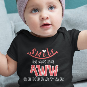Smile Maker Aww Generator Hjärta & Leende T Shirt