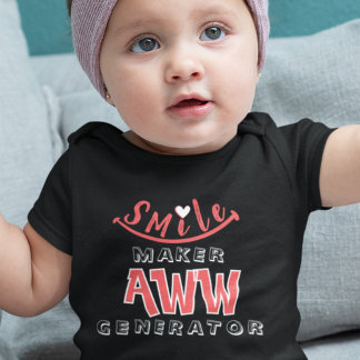 Smile Maker Aww Generator Hjärta & Leende T Shirt