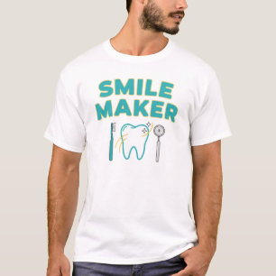 Smile Maker – Rolig Tandläkare T-Shirt Design