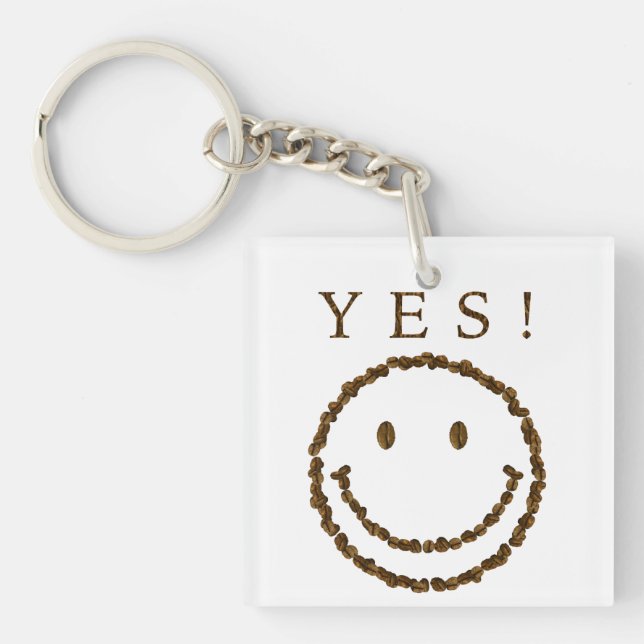 Smile med kaffebönor (Framsidan)