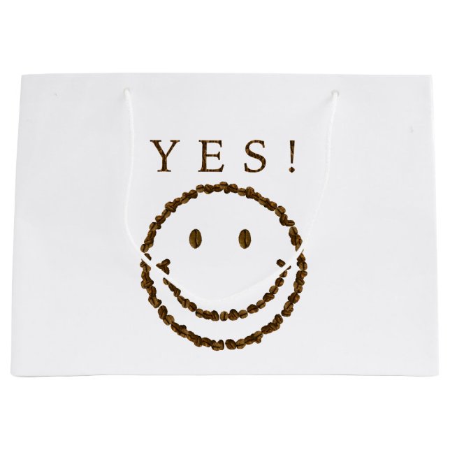 Smile med kaffebönor (Framsidan)