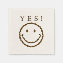 Smile med kaffebönor