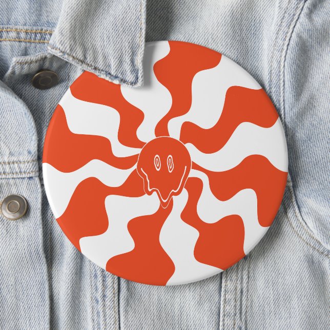 Smile Melt in Orange & White Knapp (In Situ)