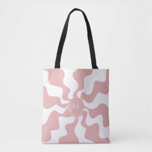 Smile Melt in Rosa & White Tygkasse