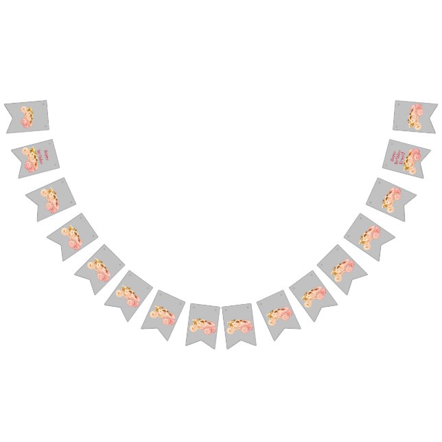 Smile Monster Lastbil Rally Födelsedagsfest Vimplar (Alla)