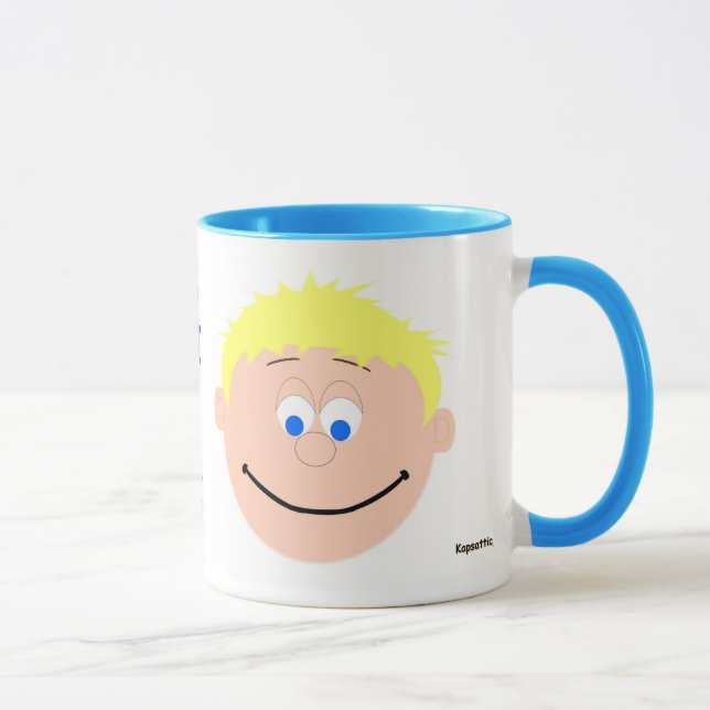 Smile Mugg Blonde Boy Blue Eyed (Höger)